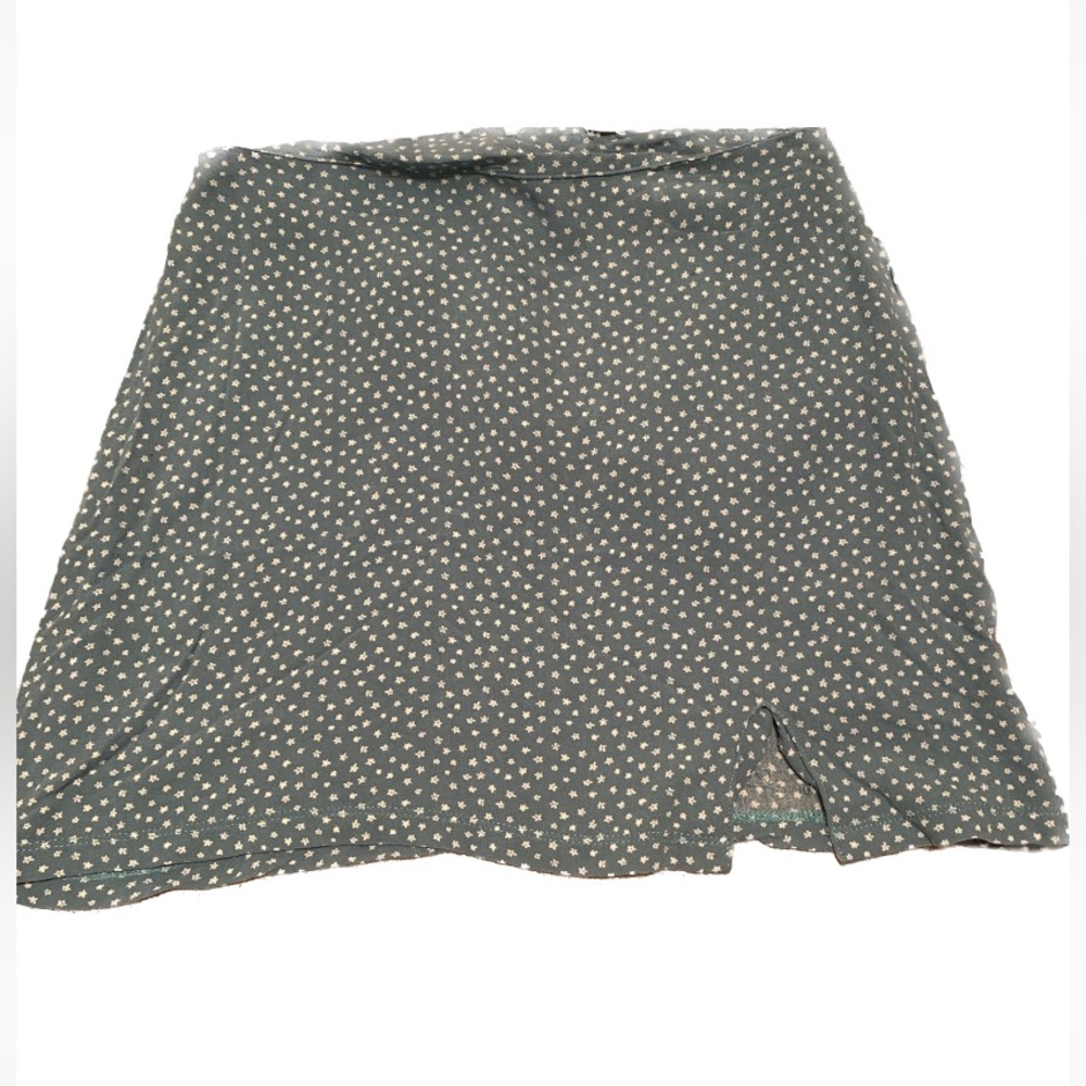 TEAL PACSUN MINI SKIRT// LA HEARTS